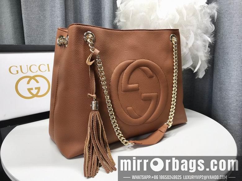 Replica Gucci Bags 1:1 WD308982棕色 38X27X14