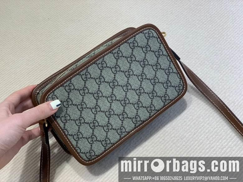 Replica Gucci Bags 1:1 WD658572啡棕 22.5X14X7