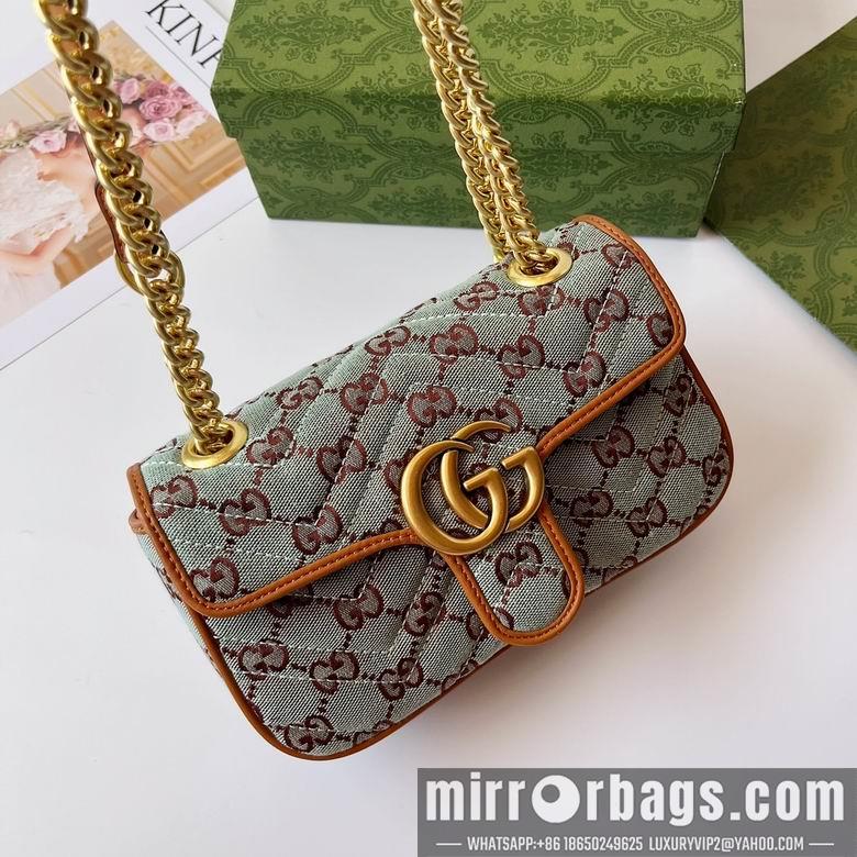 Replica Gucci Bags 1:1 446744 22X13X6cm DF