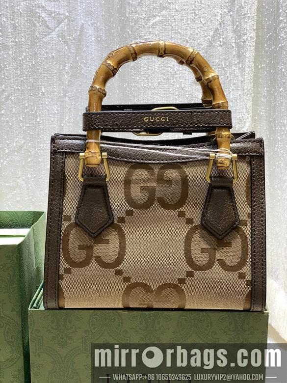 Replica Gucci Bags 1:1 WD655661杏啡 20X16X10