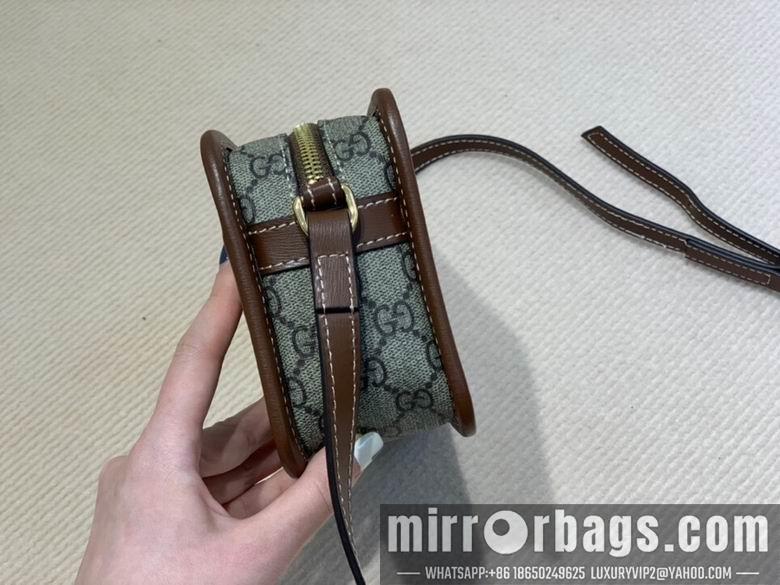 Replica Gucci Bags 1:1 WD658572啡棕 22.5X14X7