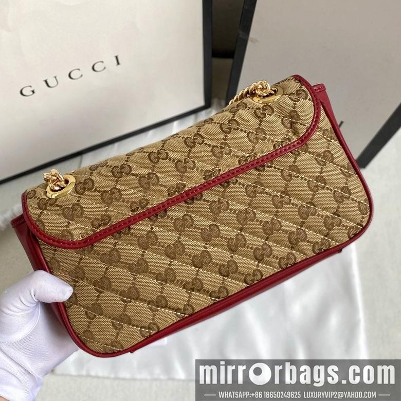 Replica Gucci Bags 1:1 443497 26X15X7cm DF 2colour