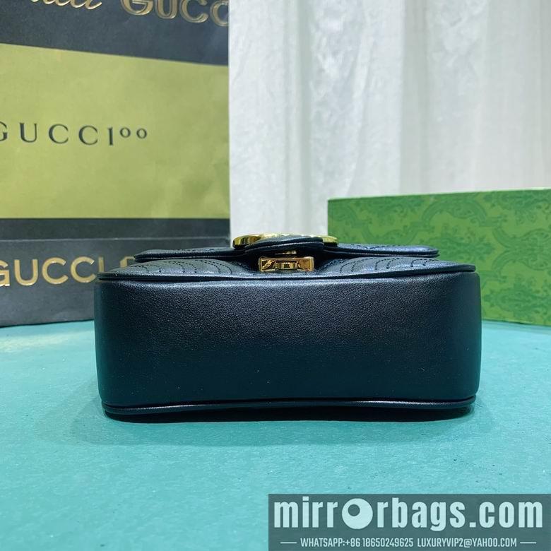 Replica Gucci Bags 1:1 811238 17X13X6cm DF 2colour