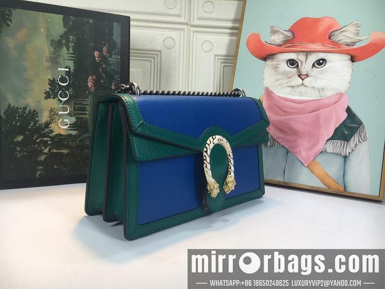 Replica Gucci Bags 1:1 WD400249蓝绿 28X18X9
