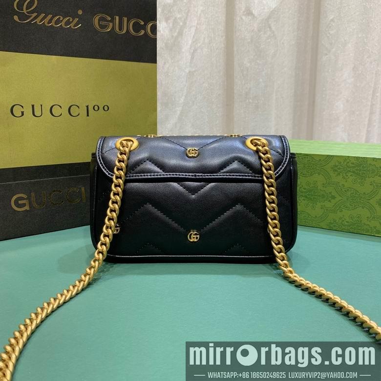 Replica Gucci Bags 1:1 446744 23X14X6cm DF 2colour-1