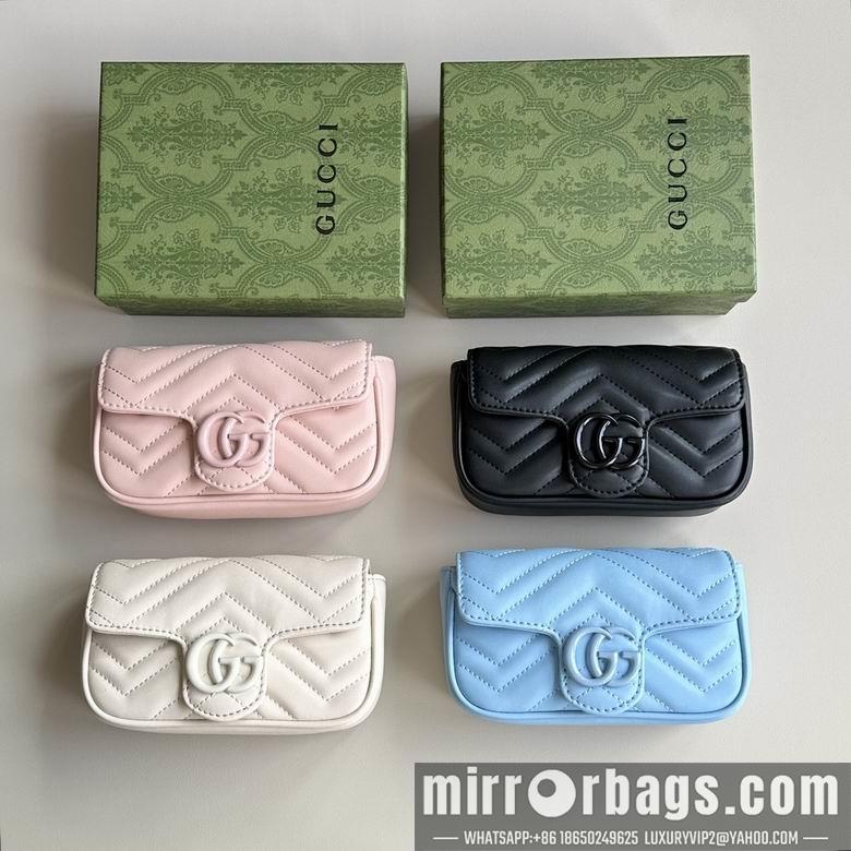 Replica Gucci Bags 1:1 699757 16.5X9.5X4.5cm DF 4colour