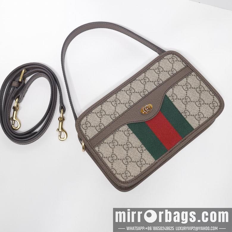 Replica Gucci Bags 1:1 WD598130啡 22X13.5X6.5