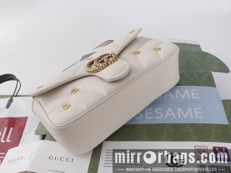 Replica Gucci Bags 1:1 446744 22X13X6cm 443497 26X15X7cm YG 3colour