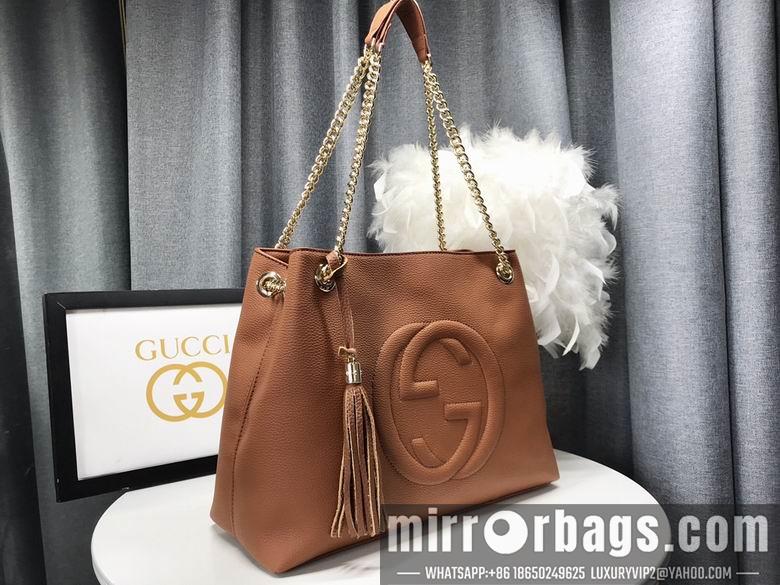 Replica Gucci Bags 1:1 WD308982棕色 38X27X14