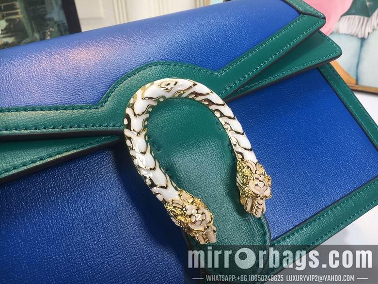 Replica Gucci Bags 1:1 WD400249蓝绿 28X18X9