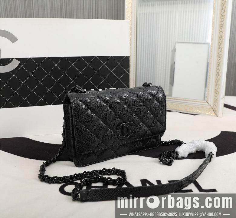 1:1 Replica Chanel Bags 1002 12.3X19.2X3.5cm WO 2colour