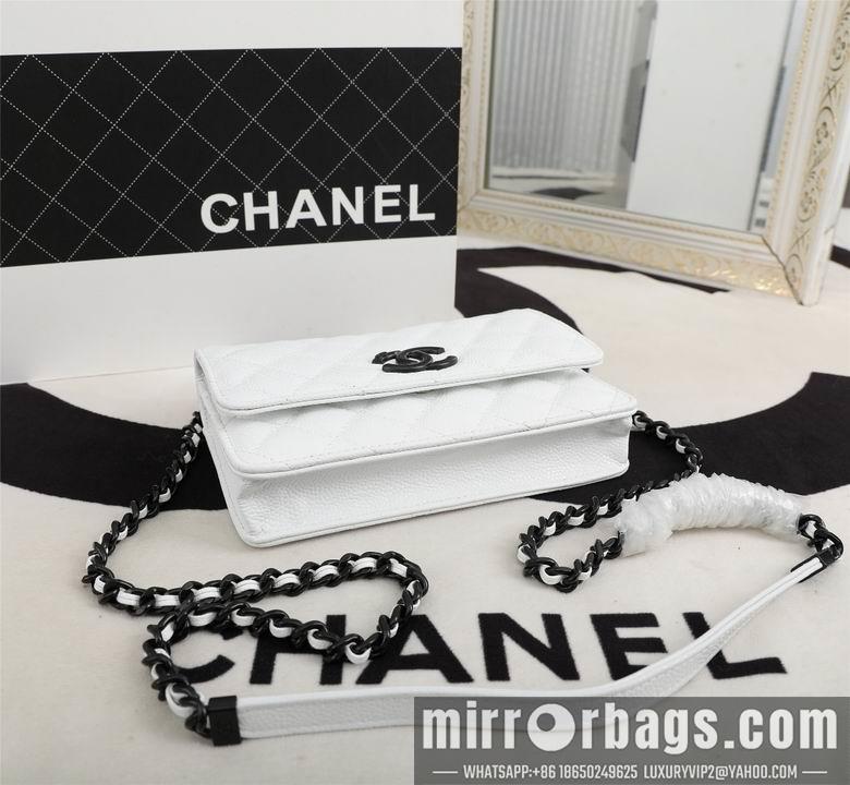 1:1 Replica Chanel Bags 1002 12.3X19.2X3.5cm WO 2colour