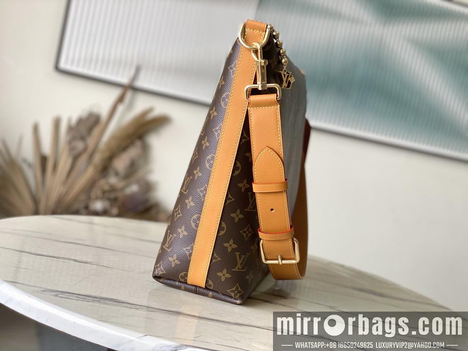 LV Replica Bags Vagabond Hobo M14018 35x12x38cm gf