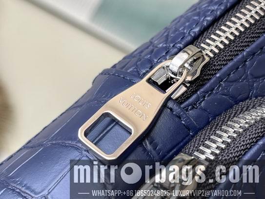 LV Replica Bags Avenue N41720鳄鱼纹黑 蓝20x31x10cm gf