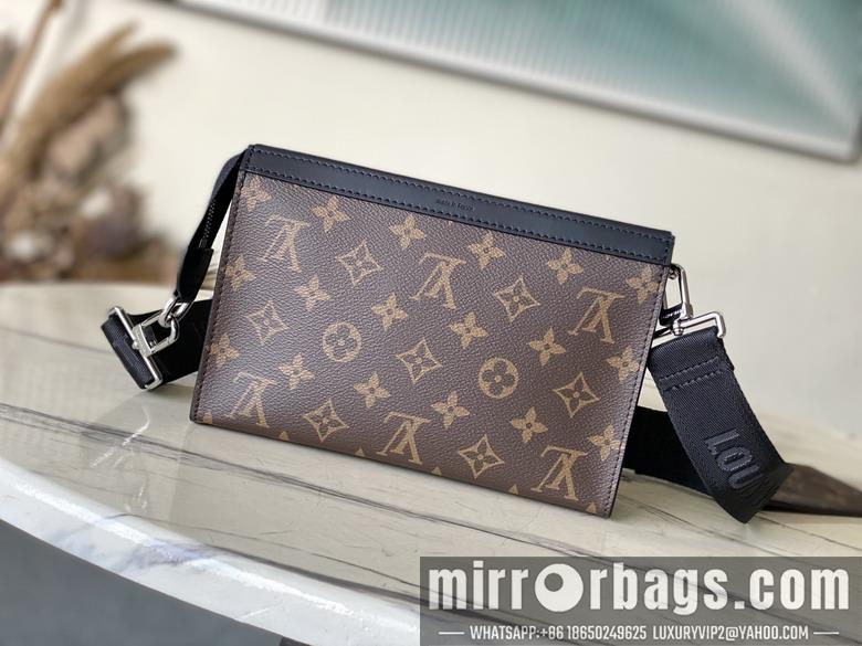 LV Replica Bags Gaston M14036 22x14.5x4.5cm gf