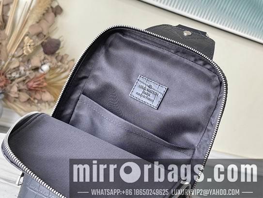 LV Replica Bags Avenue N41720鳄鱼纹黑 蓝20x31x10cm gf