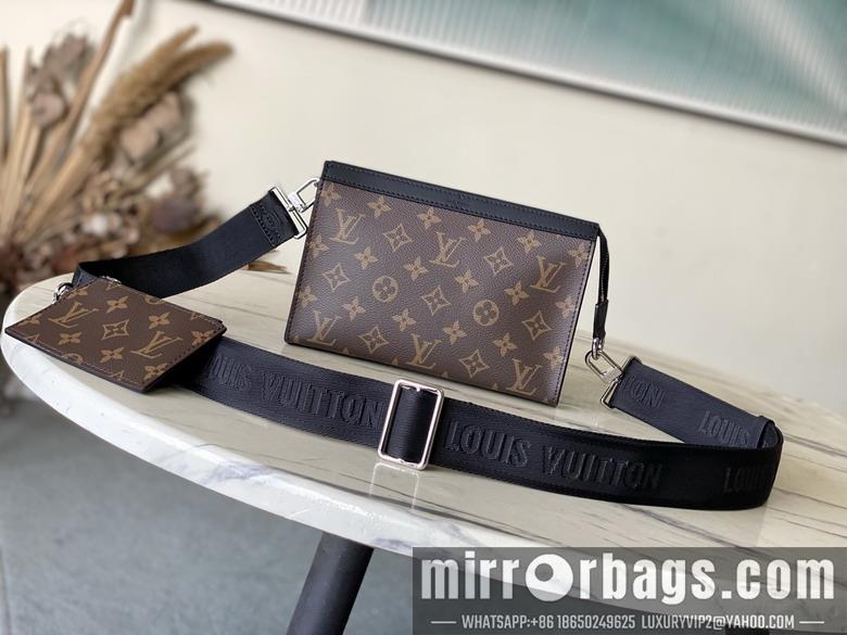LV Replica Bags Gaston M14036 22x14.5x4.5cm gf