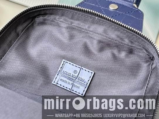 LV Replica Bags Avenue N41720鳄鱼纹黑 蓝20x31x10cm gf