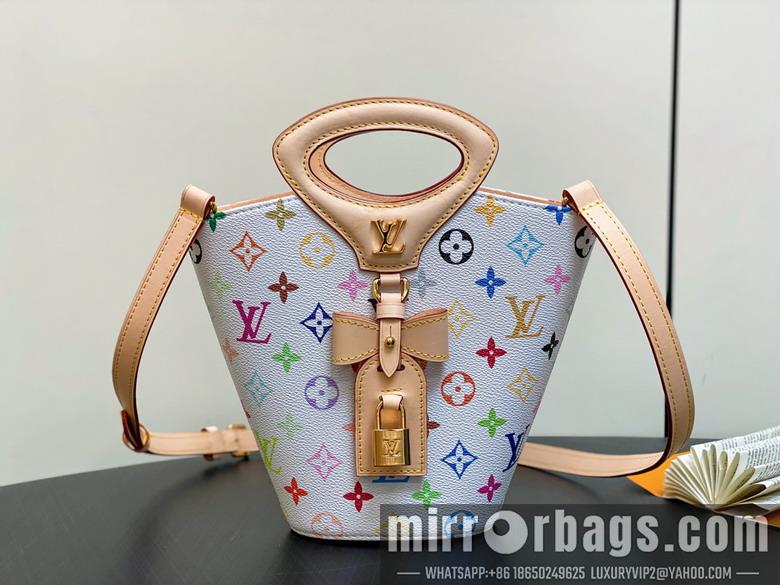 LV Replica Bags Rivage M14680 18x7x12cm gf