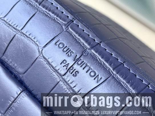 LV Replica Bags Avenue N41720鳄鱼纹黑 蓝20x31x10cm gf