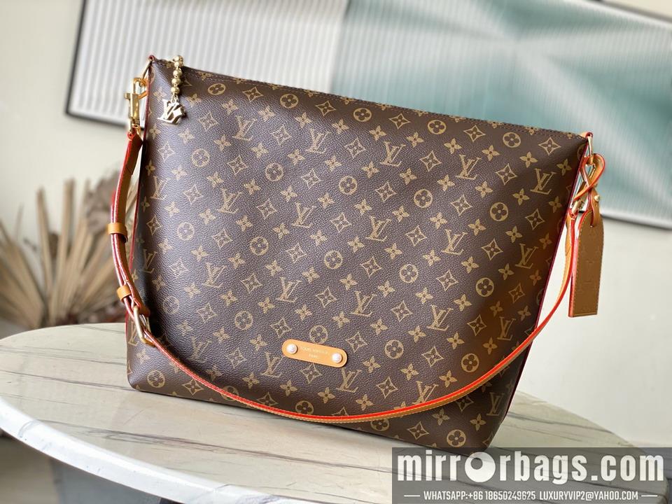 LV Replica Bags Vagabond Hobo M14018 35x12x38cm gf