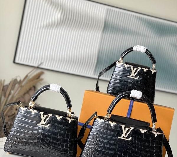 LV Replica Bags Capucines M51783鳄鱼纹21x14x8cm