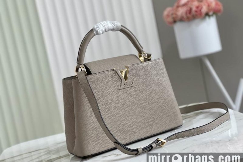 LV Replica Bags Capucines M42253 M48865淡咖 31.5x20x11cm