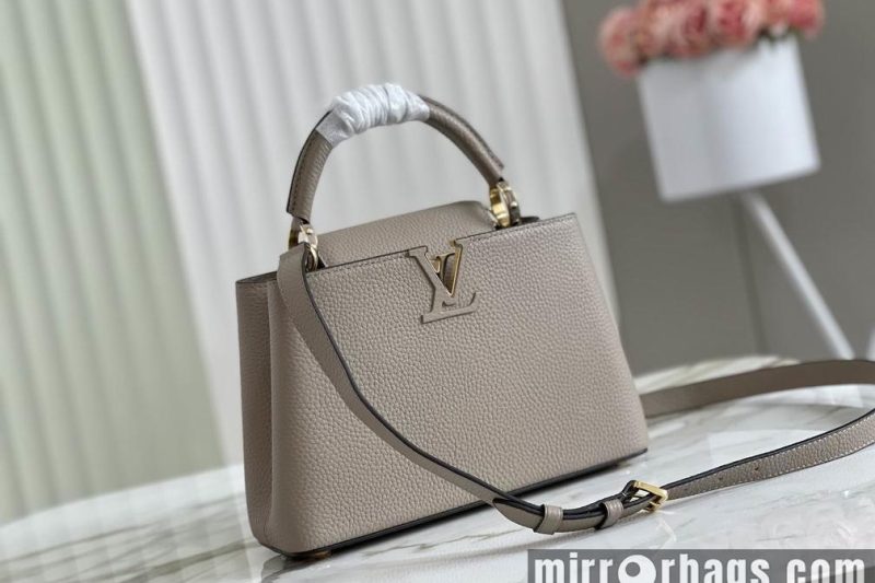 LV Replica Bags Capucines M42253 M48865淡咖 27x18x9cm