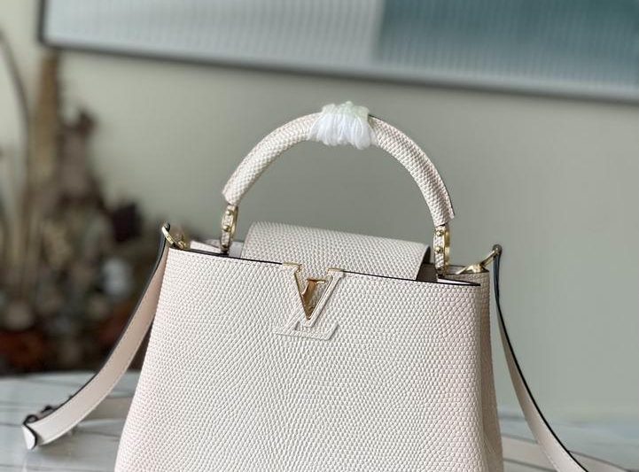 LV Replica Bags Capucines M48865浅粉S27x18x9cm-1