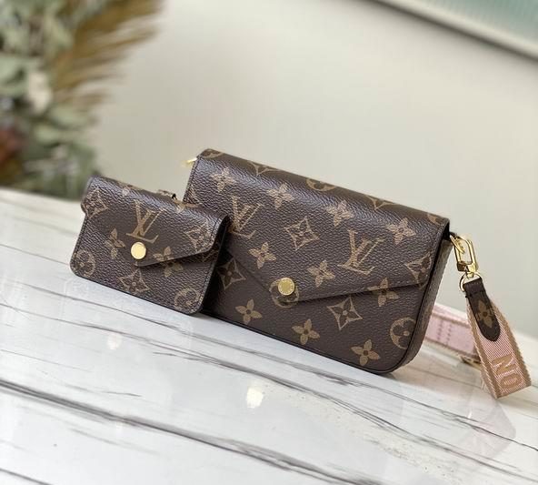 LV Replica Bags Multi Pochette M80091 17×9.6×3.5 cm