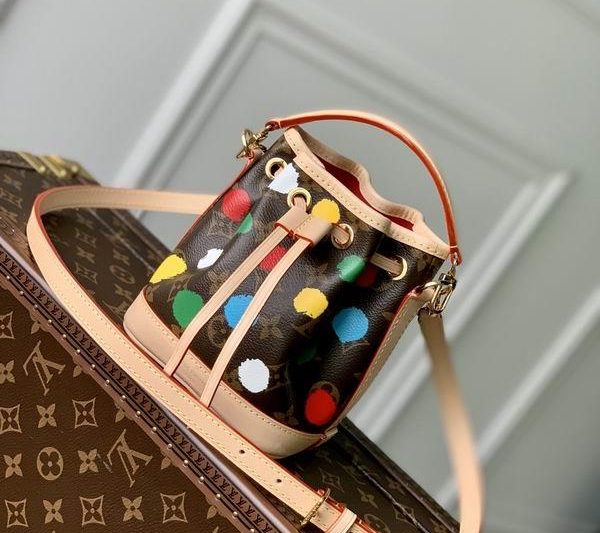 LV Replica Bags Nano Noe M81863波点13x16x10cm