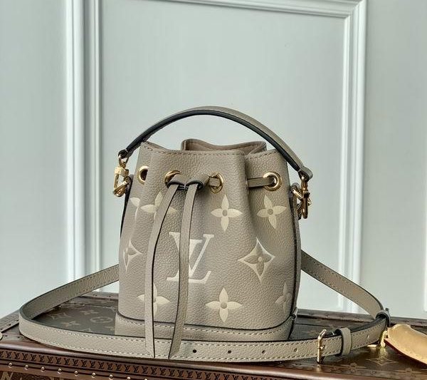 LV Replica Bags Nano Noe M46291灰 13x16x10cm