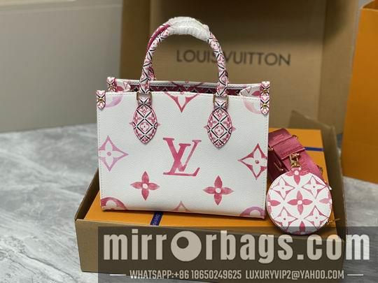 LV Replica Bags OnTheGo M22976玫红25x19x11.5cm
