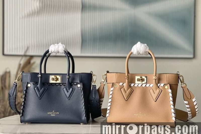 LV Replica Bags On My Side M21585深蓝M21385杏25x20x12cm