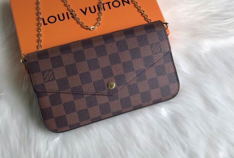 LV Replica Bags Pochette Felicie N63032 21X12X3 cm