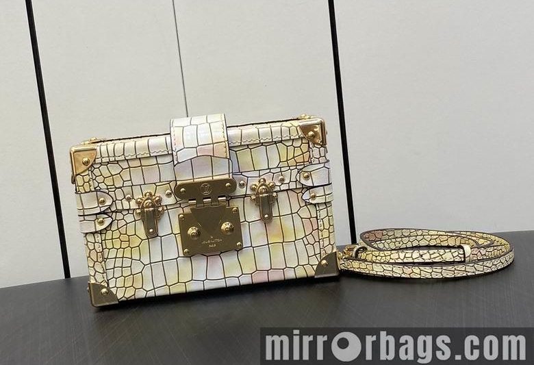 LV Replica Bags Petite Malle N82327 20×12.5x5cm