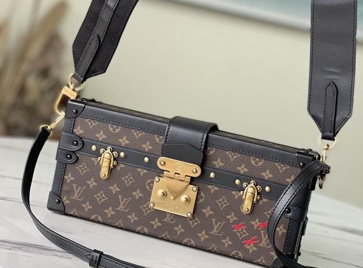 LV Replica Bags Petite Malle M46120古铜27x12x6.5cm