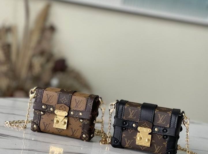 LV Replica Bags Essential Trunk M68757 M68566 7.5×10.5x4cm