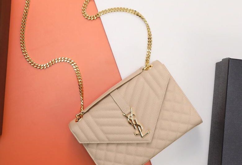 YSL Replica Bags YSL Envelope 487206 24×17.5x6cm 8D1