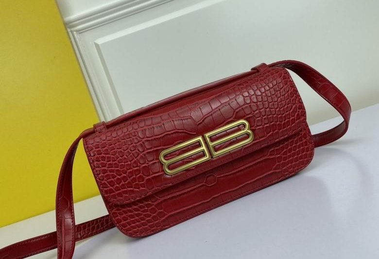 Balenciaga Bags WW69321红 25X12X8