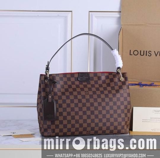 1:1 Louis Vuitton Bags N43701啡格 白格粉N43701 30×9.5x29cm ww