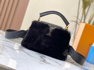 1:1 Louis Vuitton Bags Capucines M22387水貂毛21x14x8cm ss