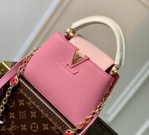 1:1 Louis Vuitton Bags Capucines M22375 21X14X8cm DN 2colour