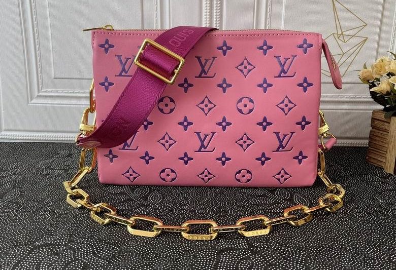 1:1 Louis Vuitton Bags Coussin 57790玫红 26X20X12 ss