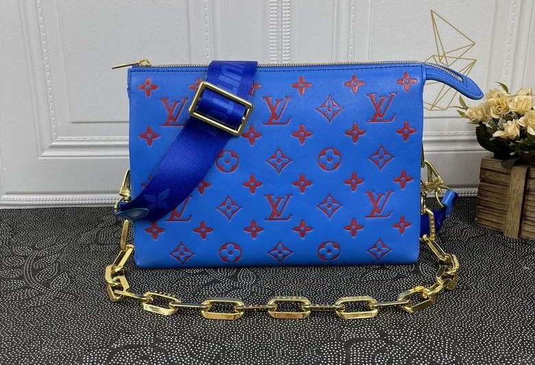 1:1 Louis Vuitton Bags Coussin 57790蓝花 26X20X12 ss03