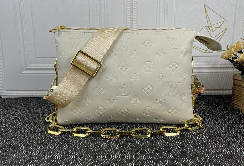 1:1 Louis Vuitton Bags Coussin 57790白 26X20X12 ss07