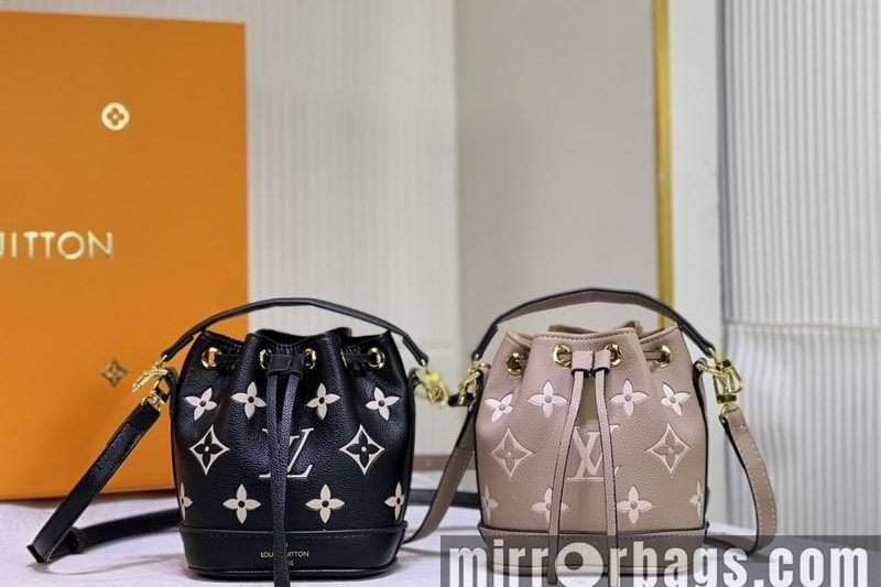 1:1 Louis Vuitton Bags Nano Noe M81266灰 黑13x16x10cm ss