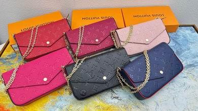1:1 Louis Vuitton Bags Felicie M61276钻石纹 21x12x3cm  zy