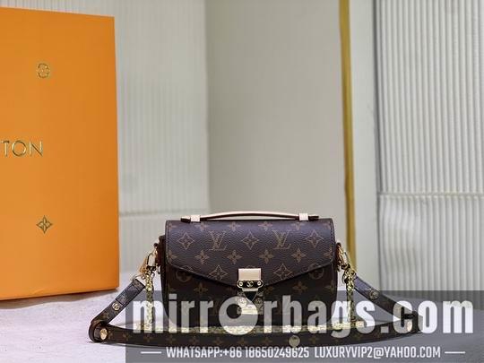 1:1 Louis Vuitton Bags M46279老花 黄花21.5x6x13.5cm cs
