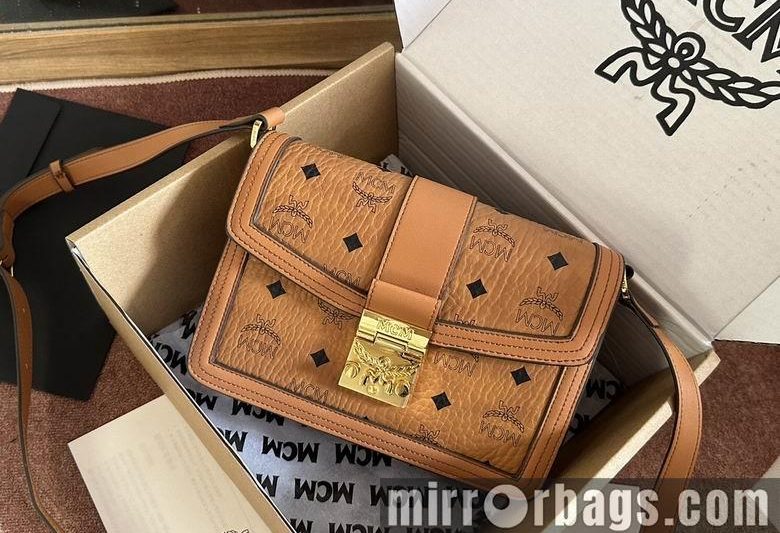 MCM Replica Bags 6801 5.5X22X15.5cm EY 2colour